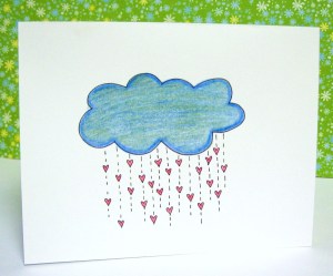 Shower the People with Love Note Card